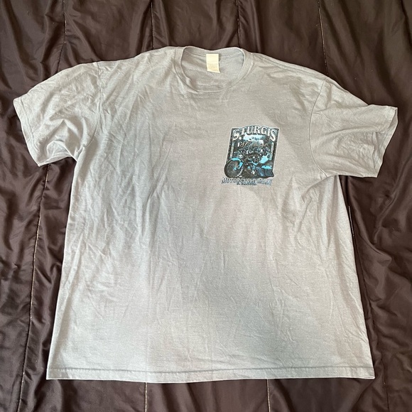 2021 Sturgis Shirt Motorcycle Rally South Dakota 81st Annual XL BLUE - Picture 4 of 8